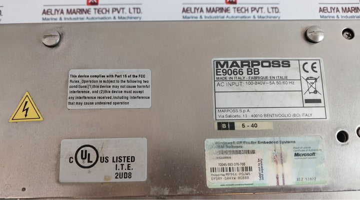Marposs E9066 Bb Xp Pro For Embedded Systems Oem Software 8667C00007