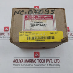 Marsh/Bellofram H10882Rp Pressure Gauge 100Mm Qual-d 1/4 Npt