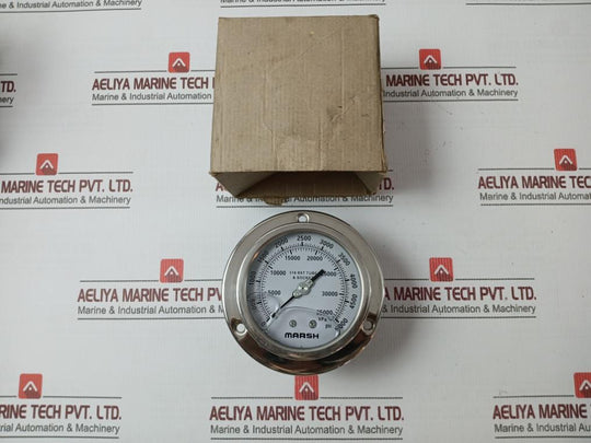 Marsh H10882Rp Pressure Gauge 0-5000 Psi 0-35000 Kpa