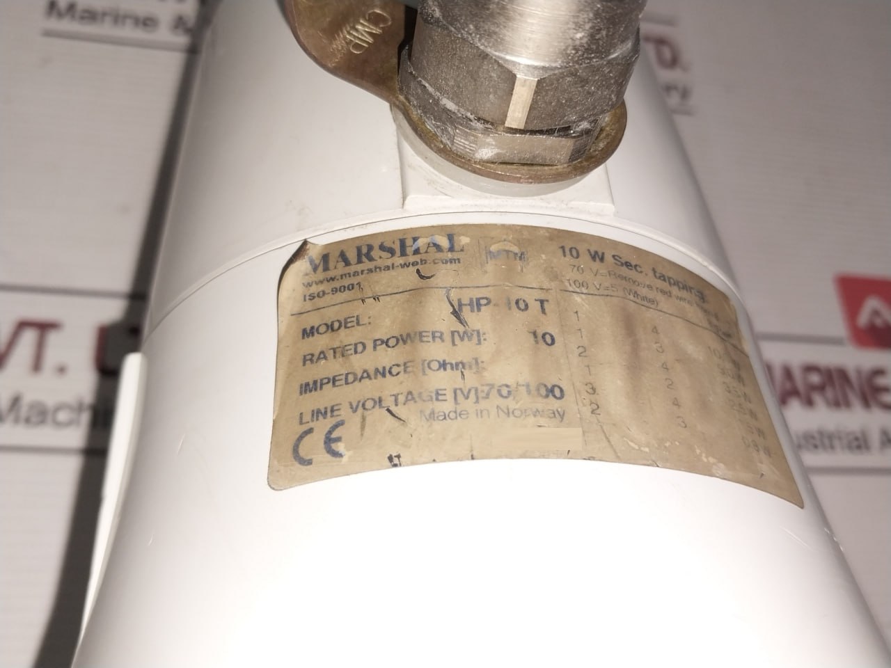 Marshal Hp-10 T Horn Loudspeaker 10W 70V/100V