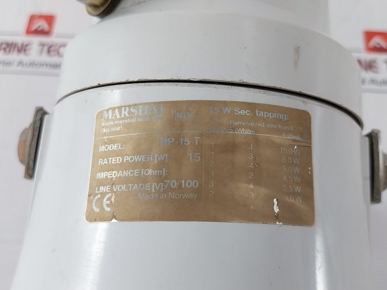 Marshal Hp-15 T Loudspeaker 70/100V Iso-9001 15W