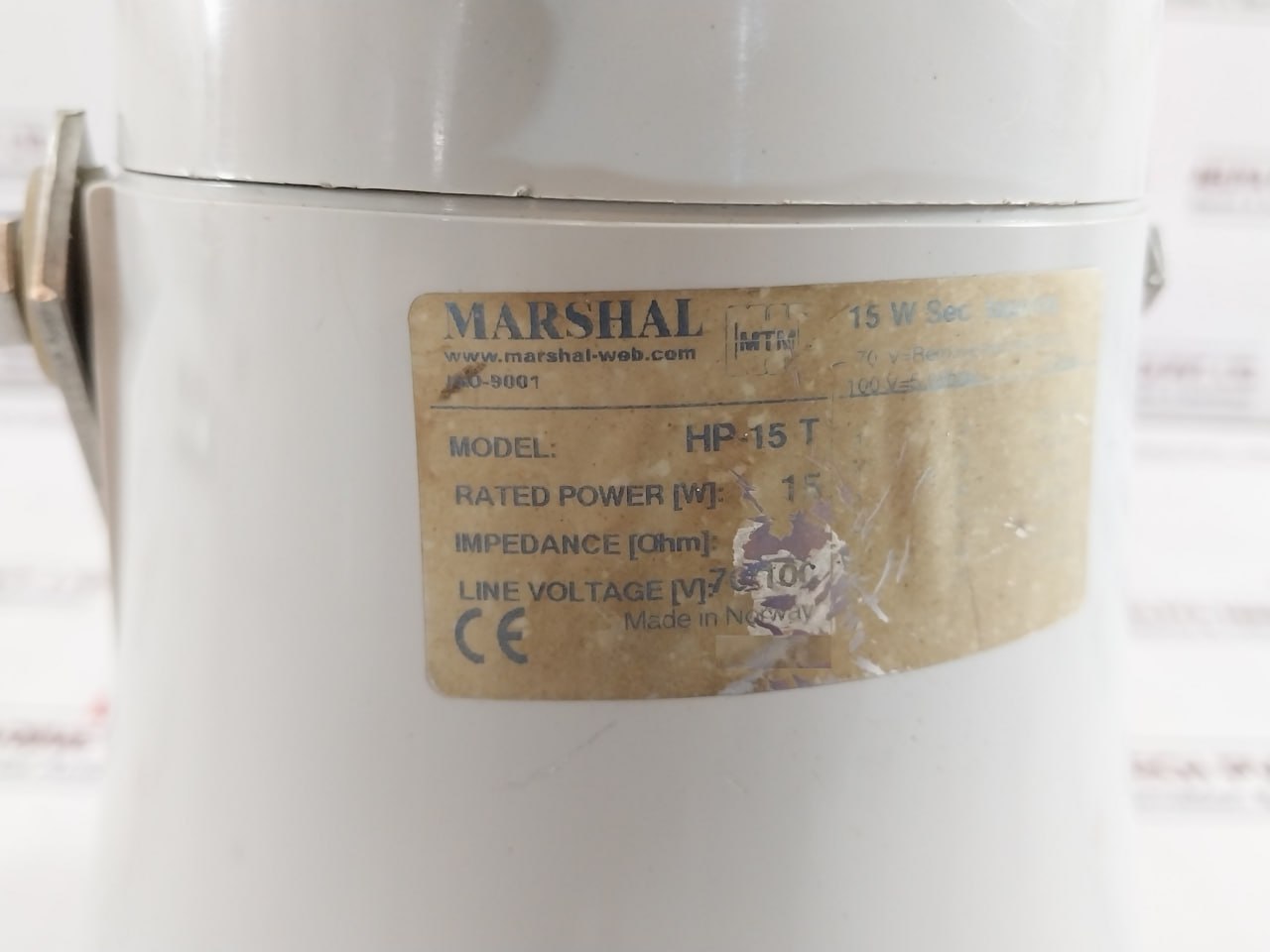 Marshal Hp-15 T Weatherproof Loudspeaker 15W 70V/100V