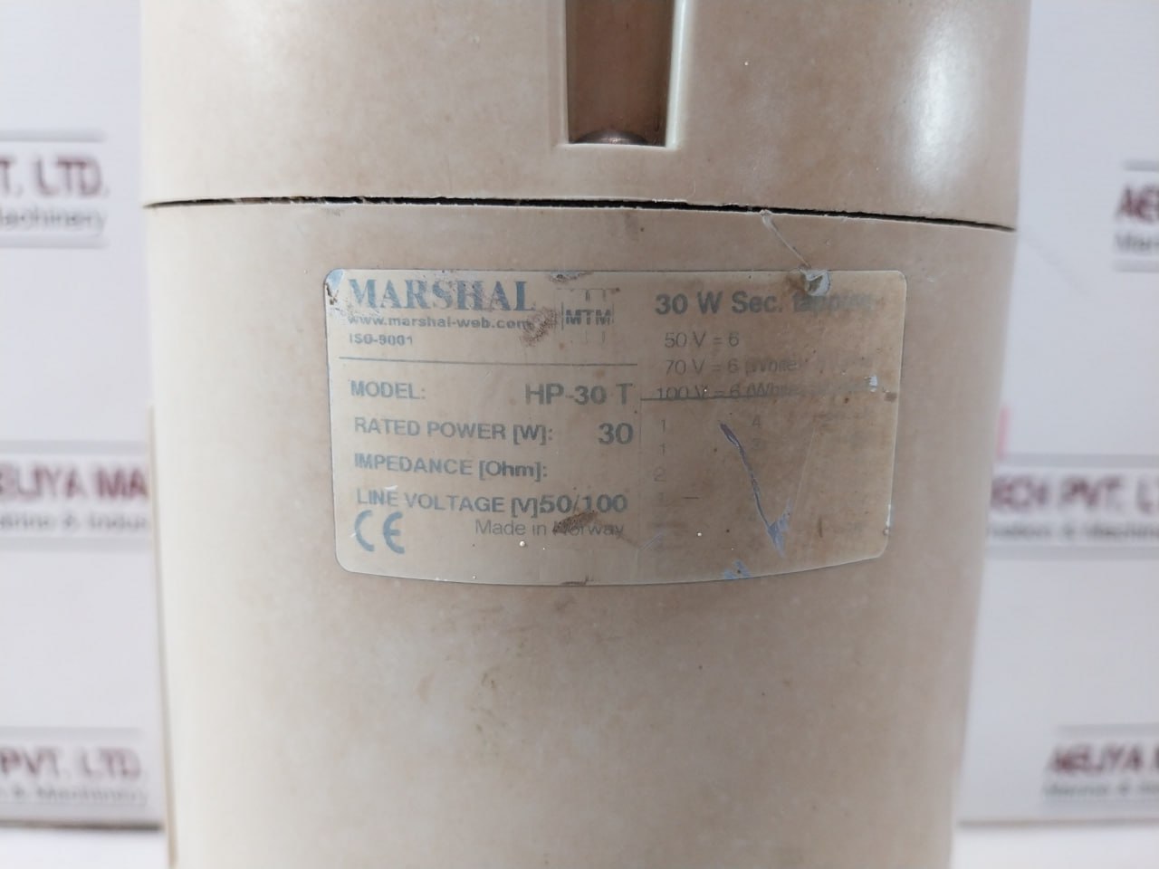 Marshal Hp-30 T Horn Speaker 50/100V Iso-9001 30W
