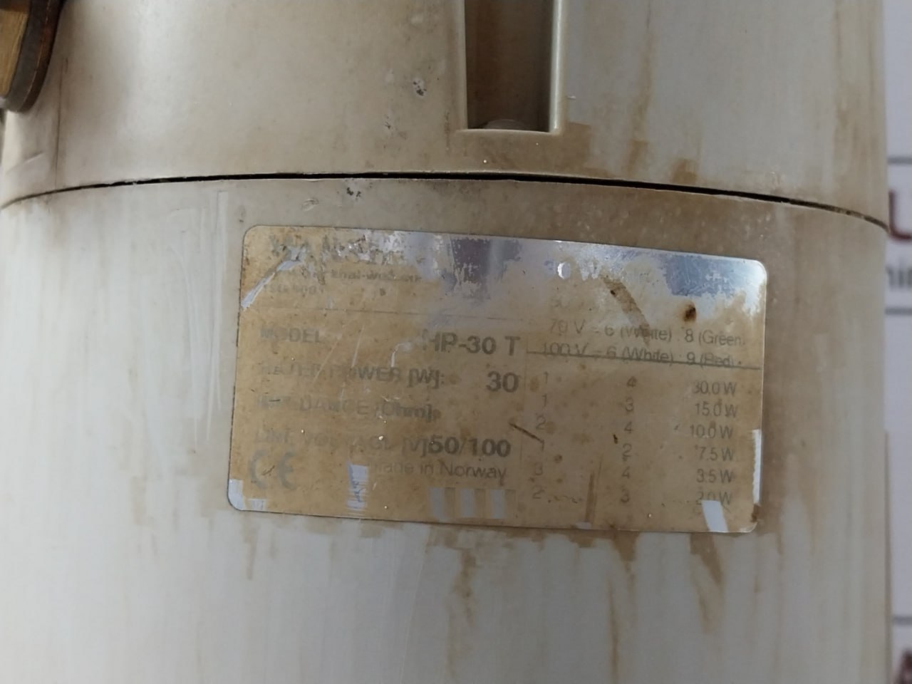 Marshal Hp-30 T Horn Speaker 50/100V Iso-9001 30W