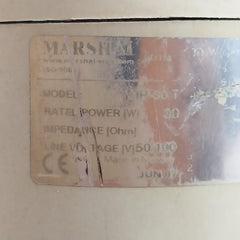 Marshal Hp-30 T Horn Speaker Rated Power [W]: 30