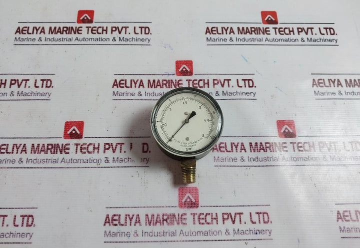 Marshall Town Pressure Gauge 0-3 Pounds Per Square Inch/0-20 Kilopascals