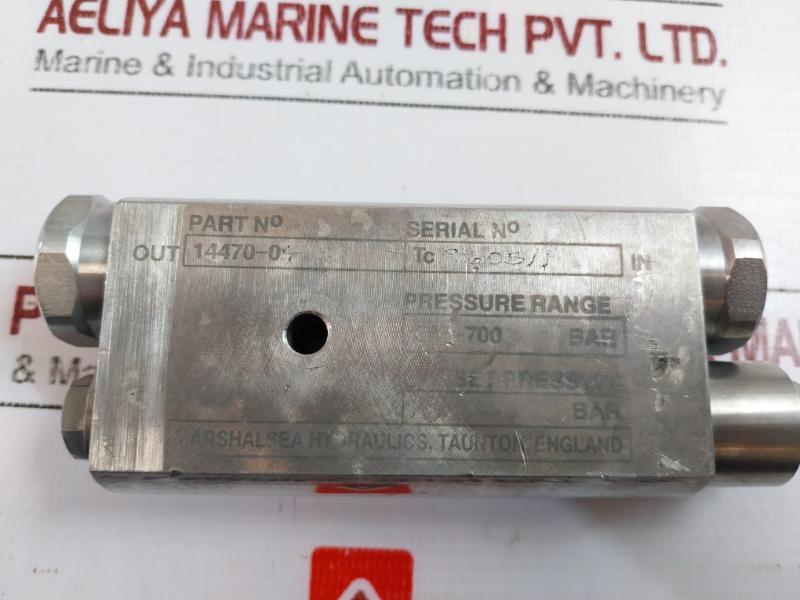 MARSHALSEA HYDRAULICS 14470-04 Integrated Thermal Relief Valve 345-700 Bar