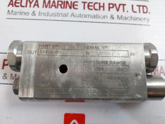 MARSHALSEA HYDRAULICS 14470-04 Integrated Thermal Relief Valve 345-700 Bar