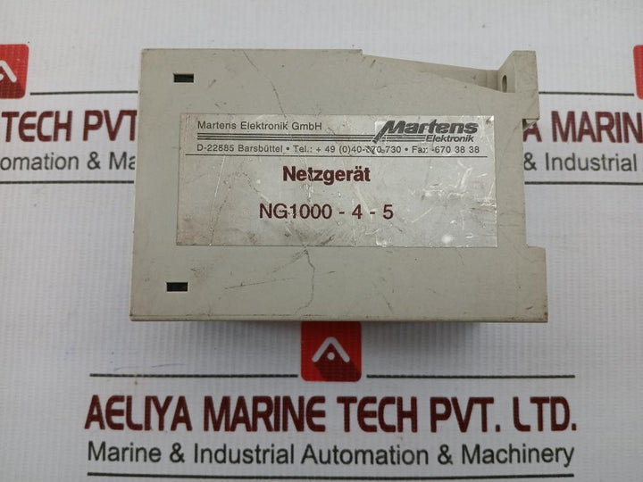 Martens Elektronik 230Vac/115Vac Power Supply Unit Ng 1000-4-5