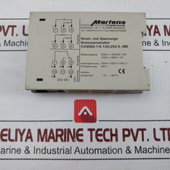 Current And Voltage Monitoring Relay 24V Dc Martens Elektronik Cvg500