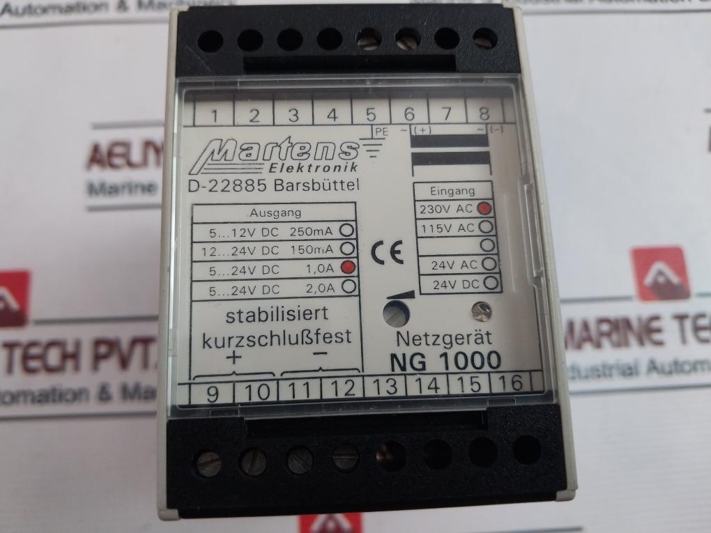 Martens Elektronik Ng1000-3-0 Power Supply 230V Ac