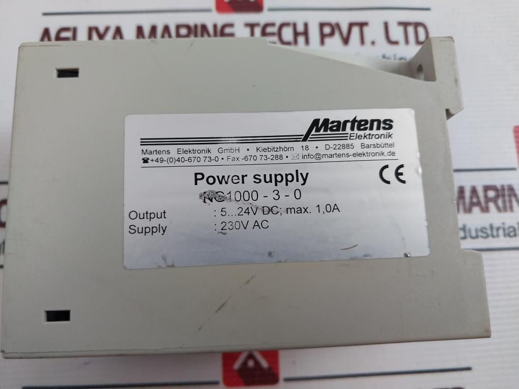 Martens Elektronik Ng1000-3-0 Power Supply 230V Ac