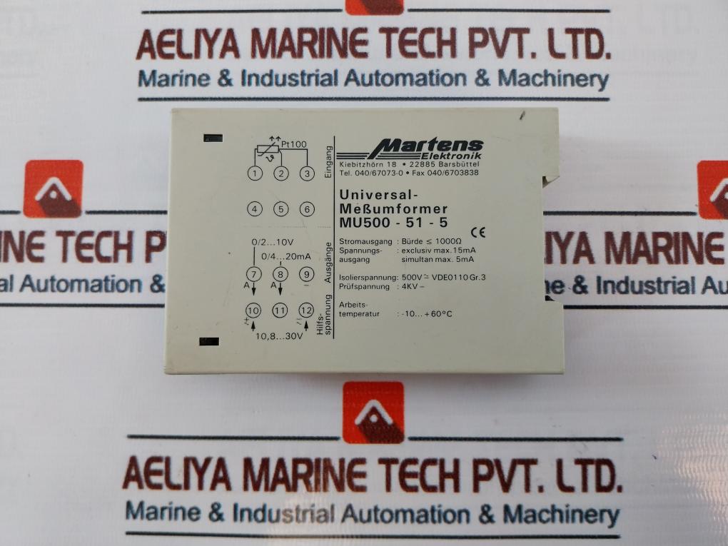 Martens Mu500-51-5 Universal Transducer