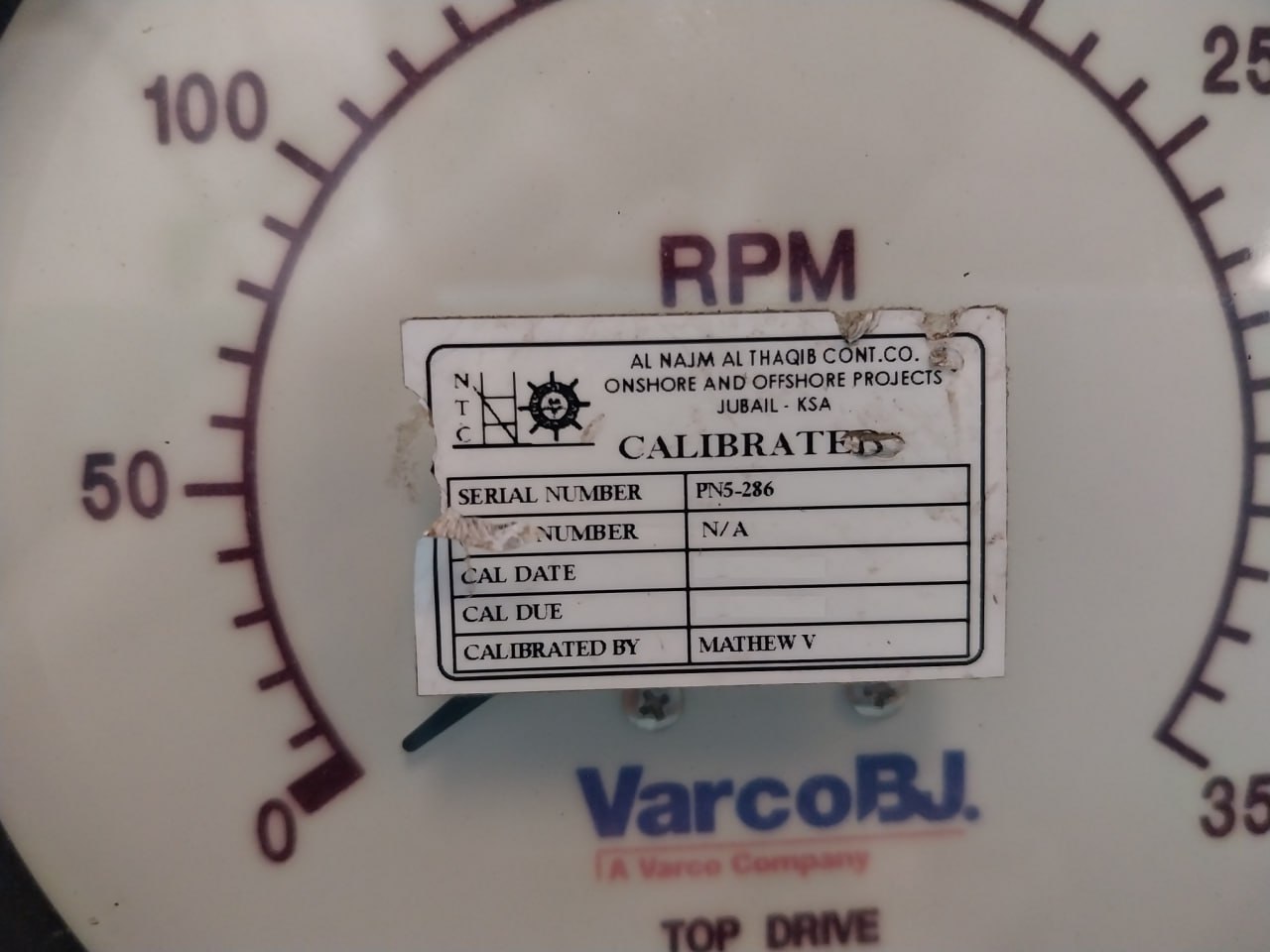 Martin-decker Pr1003A-18 0-350 Rpm Meter 350V