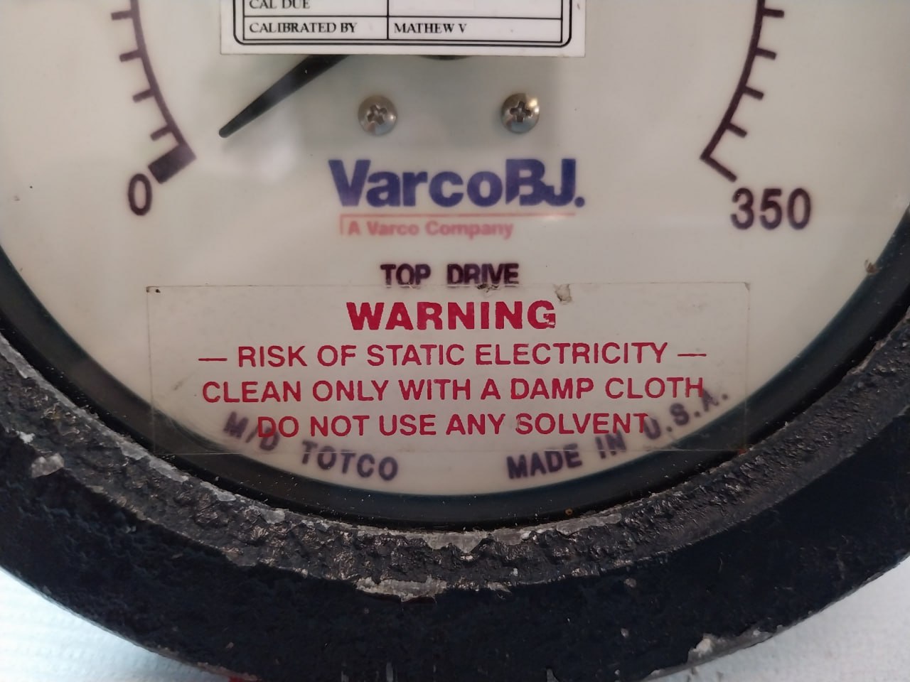 Martin-decker Pr1003A-18 0-350 Rpm Meter 350V