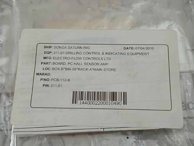 Martin Decker Hall Sensor Amplifier Pcb Board Pcb112B