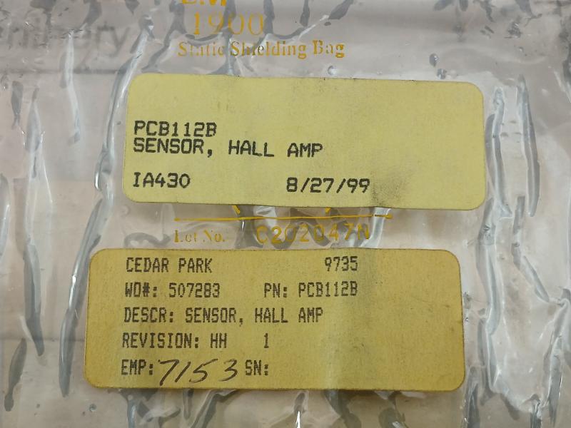 Martin Decker Hall Sensor Amplifier Pcb Board Pcb112B