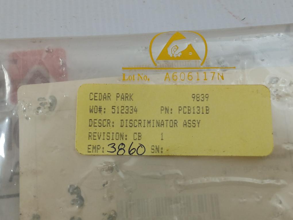 Pb0 131B Hall Sensor Amplifier Board Martin/Decker