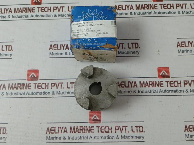 Martin Ml100 3/4 Jaw Coupling Sprocket ,In Bore