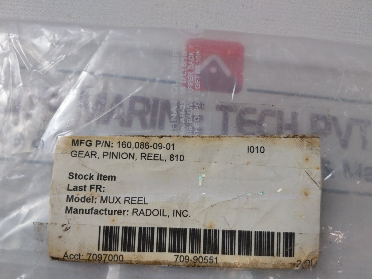 Martin Ts31 5-20° 810 Gear Pinion Reel 160,086-09-01