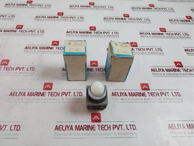 Maruyasu Electric Pl-100W-c Led Pilot Light 100/110V 18V 2W