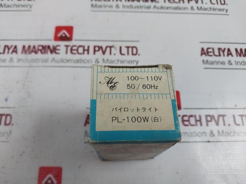 Maruyasu Electric Pl-100W-c Led Pilot Light 100/110V 18V 2W