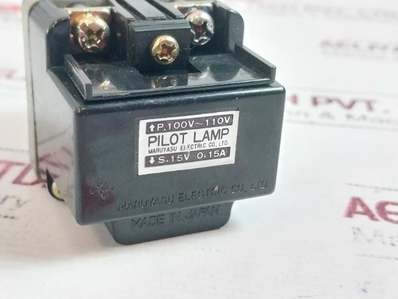 Maruyasu Electric Pl-100W-c Led Pilot Light 100/110V 18V 2W