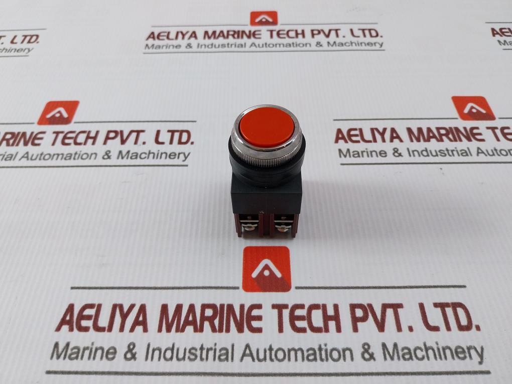 Maruyasu Dengyo Hc-b Push Button Switch Red 600V, 10A