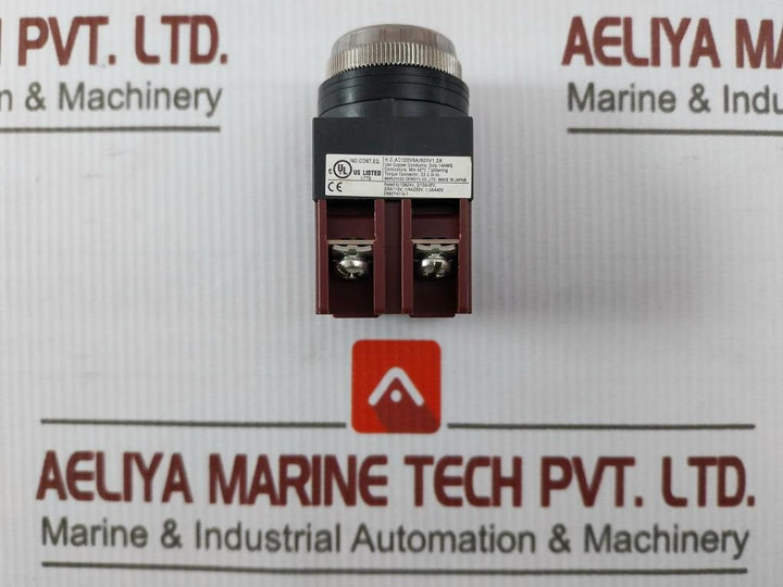 Maruyasu Dengyo Hc-b Push Button Switch Red 600V, 10A