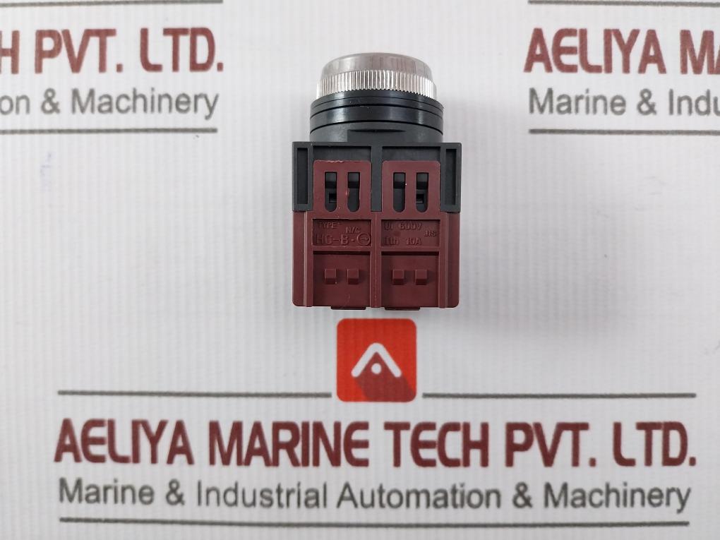 Maruyasu Dengyo Hc-b Push Button Switch Red 600V, 10A