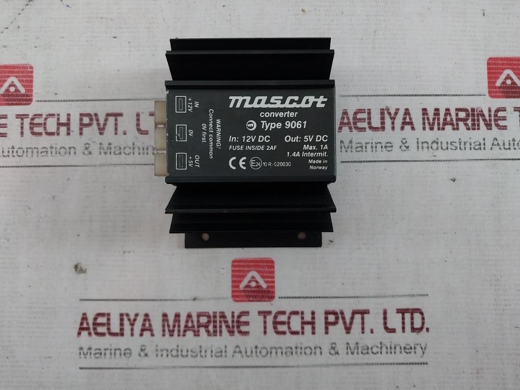 Mascot 9061 Converter 12V Dc To 5V Dc 1A/1.4A E24 10R-020030