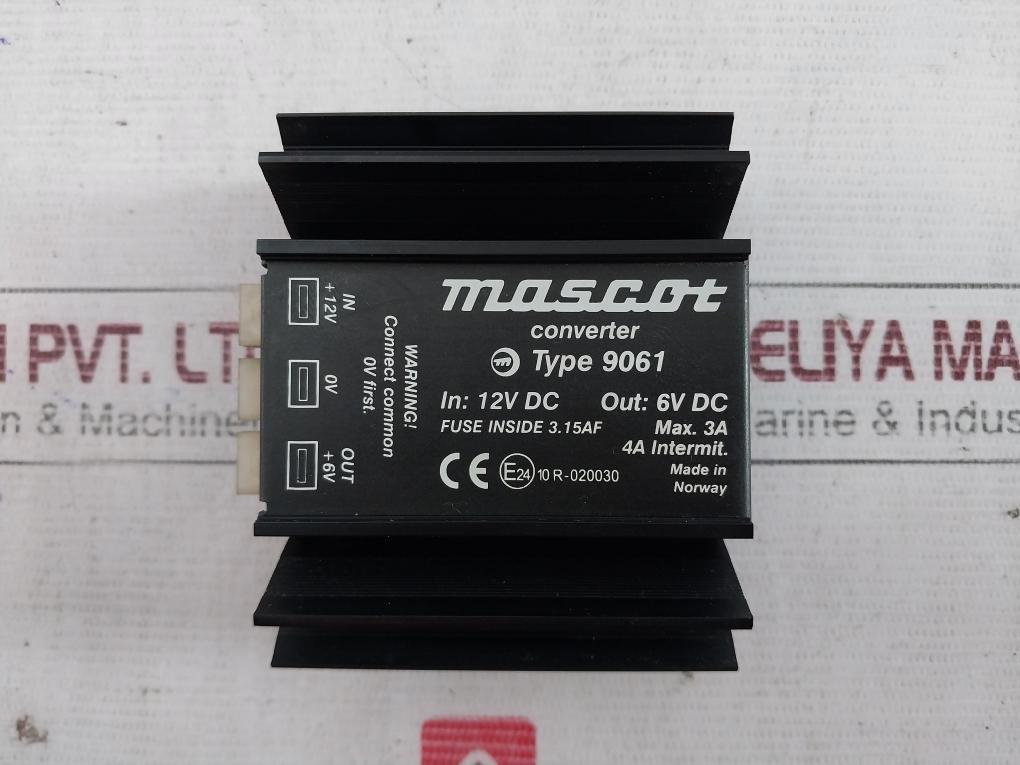 Mascot 9061 Dc To Dc Converter Type 12V Dc E24 10R-020030