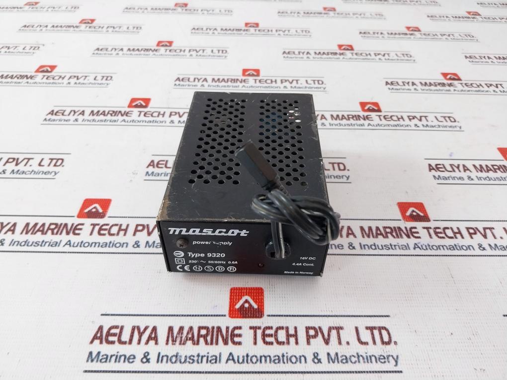 Mascot 9320 Power Supply 230V~ 50/60Hz 0.6A