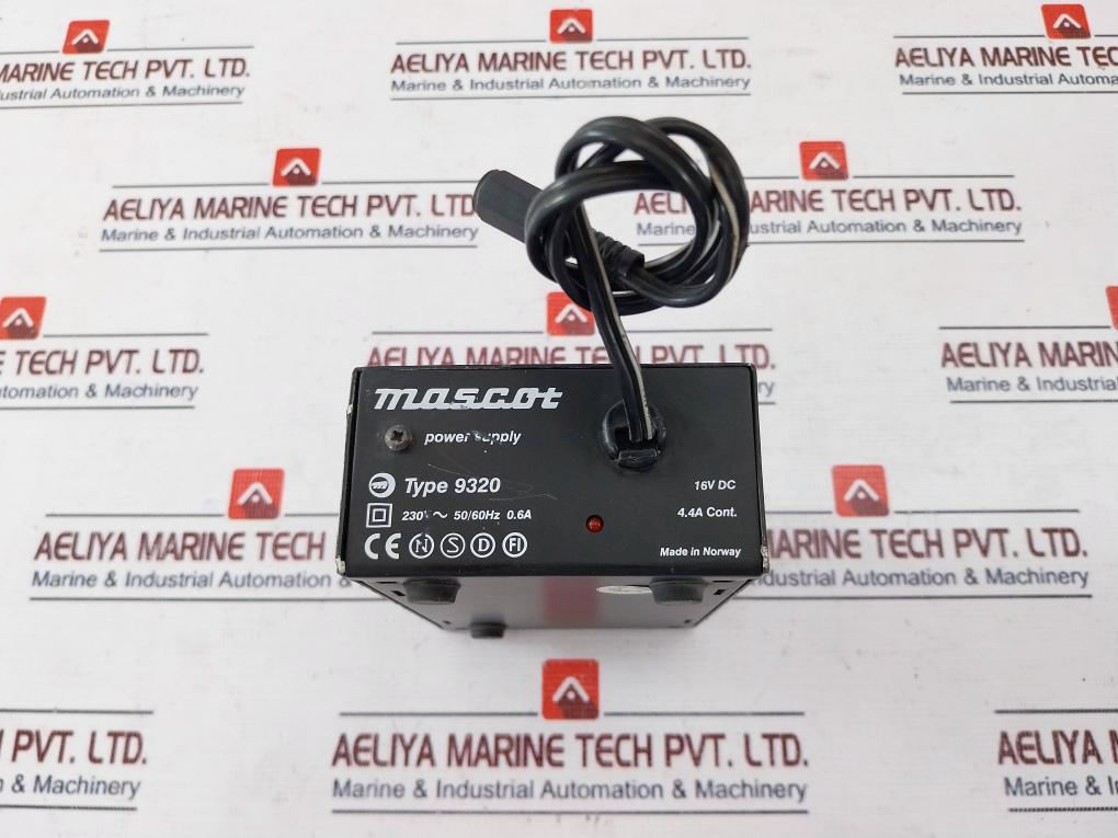 Mascot 9320 Power Supply 230V~ 50/60Hz 0.6A