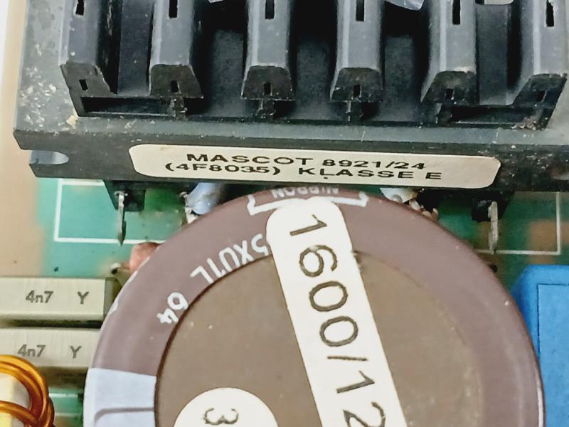 MASCOT 8921/24 270 D PCB Power Conversion Board Electrolytic Capacitors