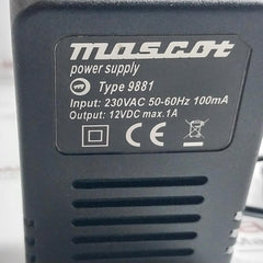 Mascot 9881 Power Supply Adapter Input-230Vac 50-60Hz 100Ma