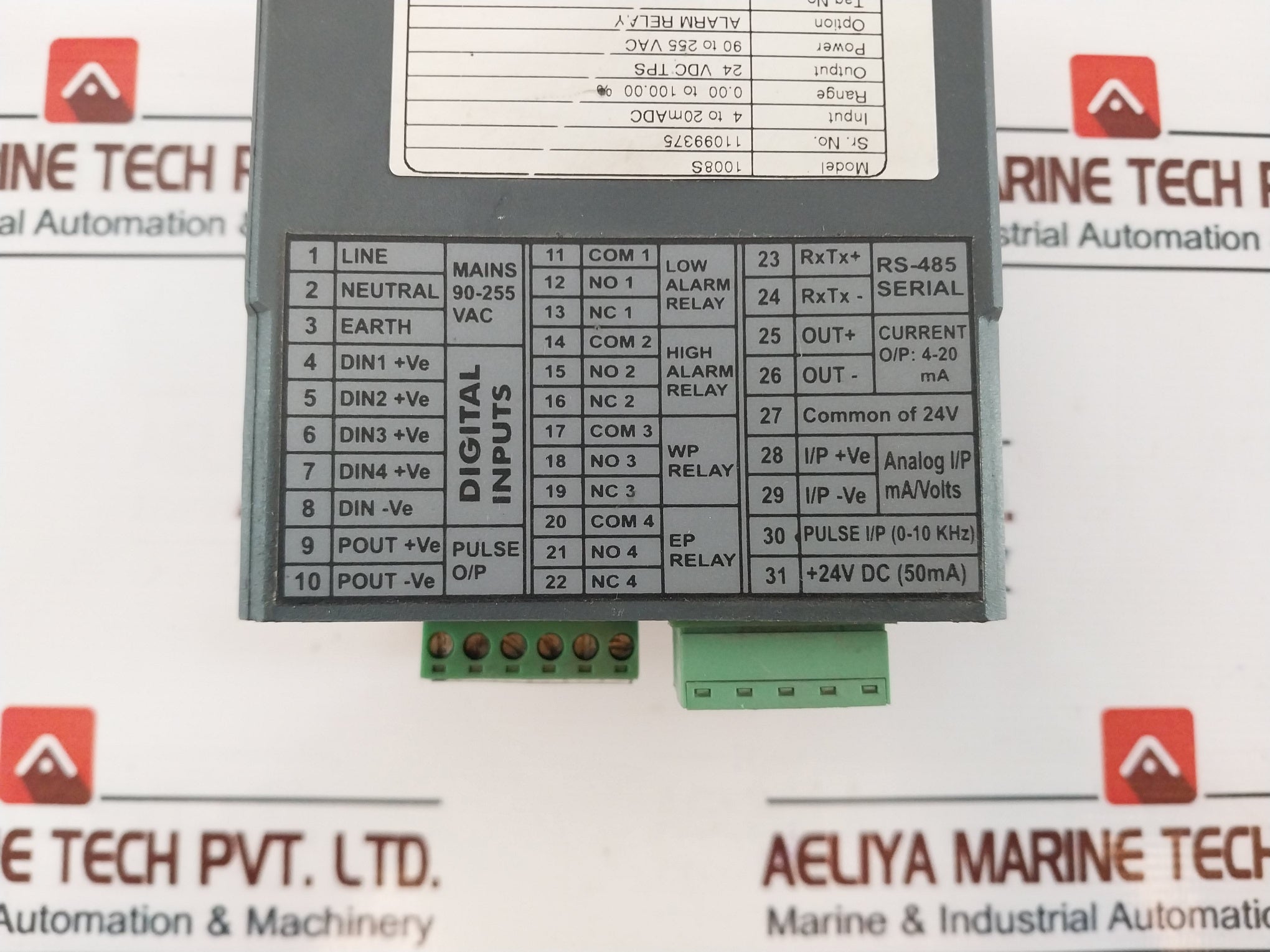 Masibus 1008S 8 Digital Flow Indicator & Totalizer 4 To 20Ma Dc