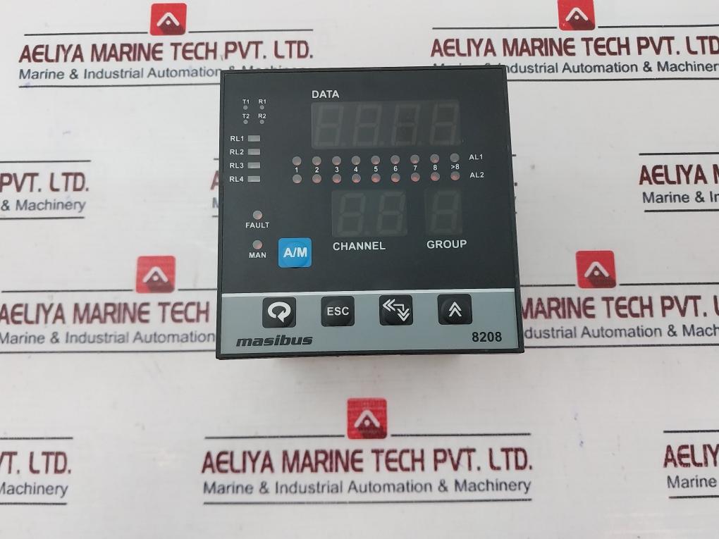 Masibus 8208 8-channel Temperature Scanner