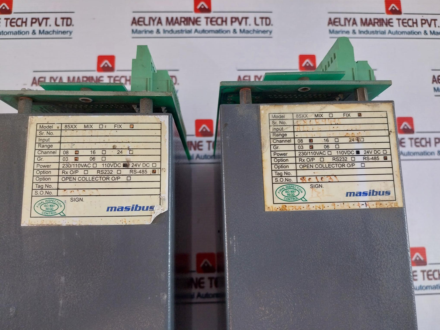 Masibus 85Xx Fix 8 Channel Process Scanner M83Bp407 110Vdc Rs-485