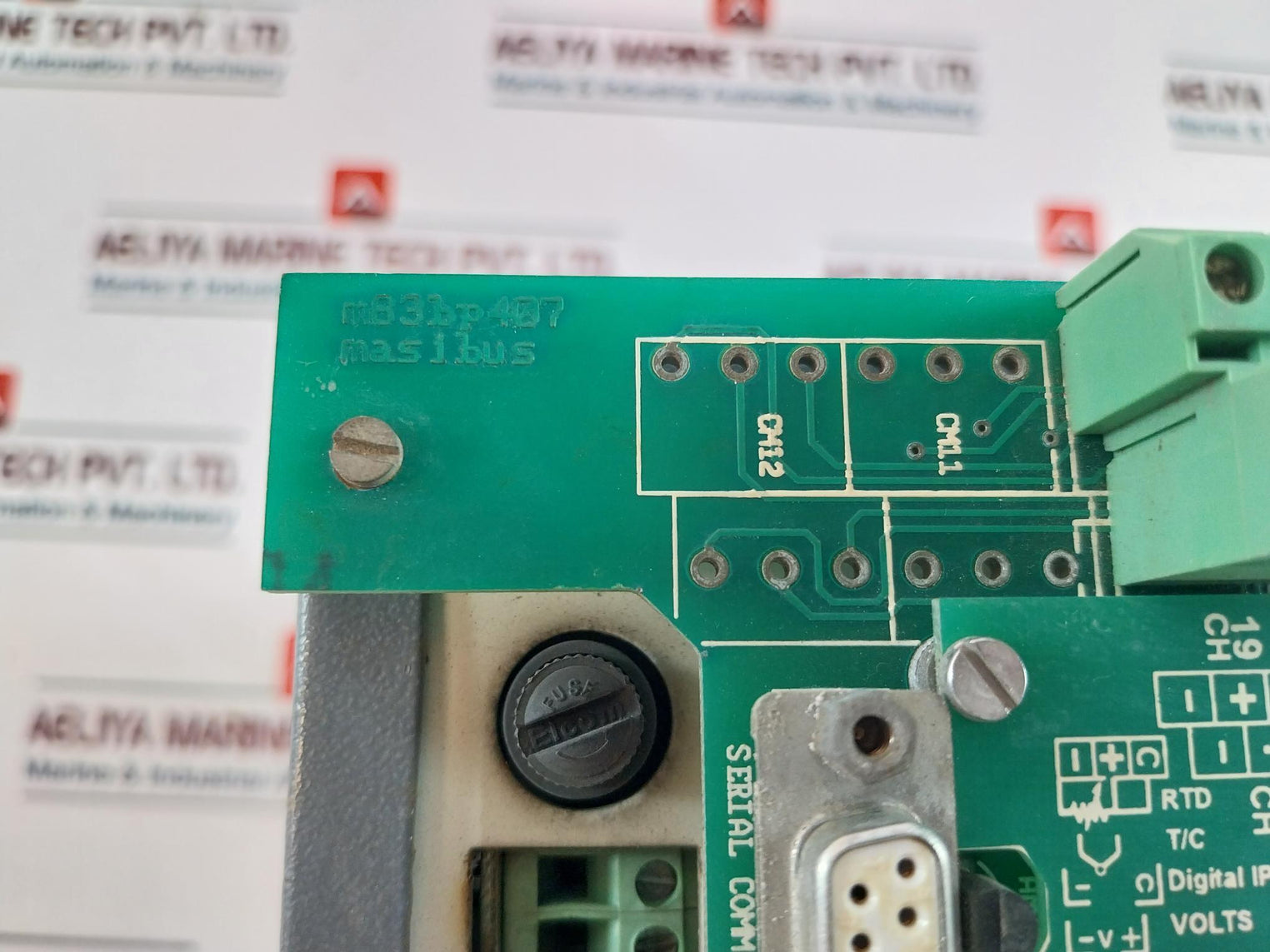 Masibus 85Xx Fix 8 Channel Process Scanner M83Bp407 110Vdc Rs-485