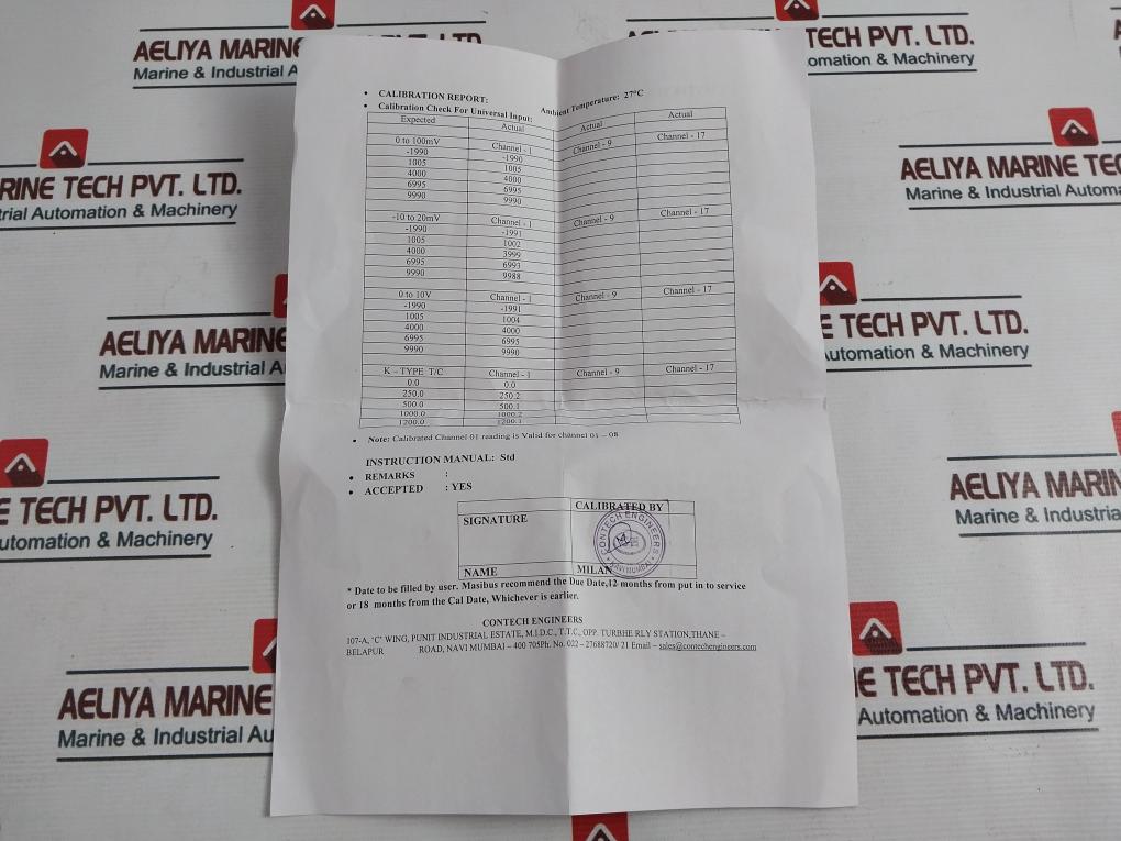 Masibus 85xx+ Process Scanner 85-265 Vac