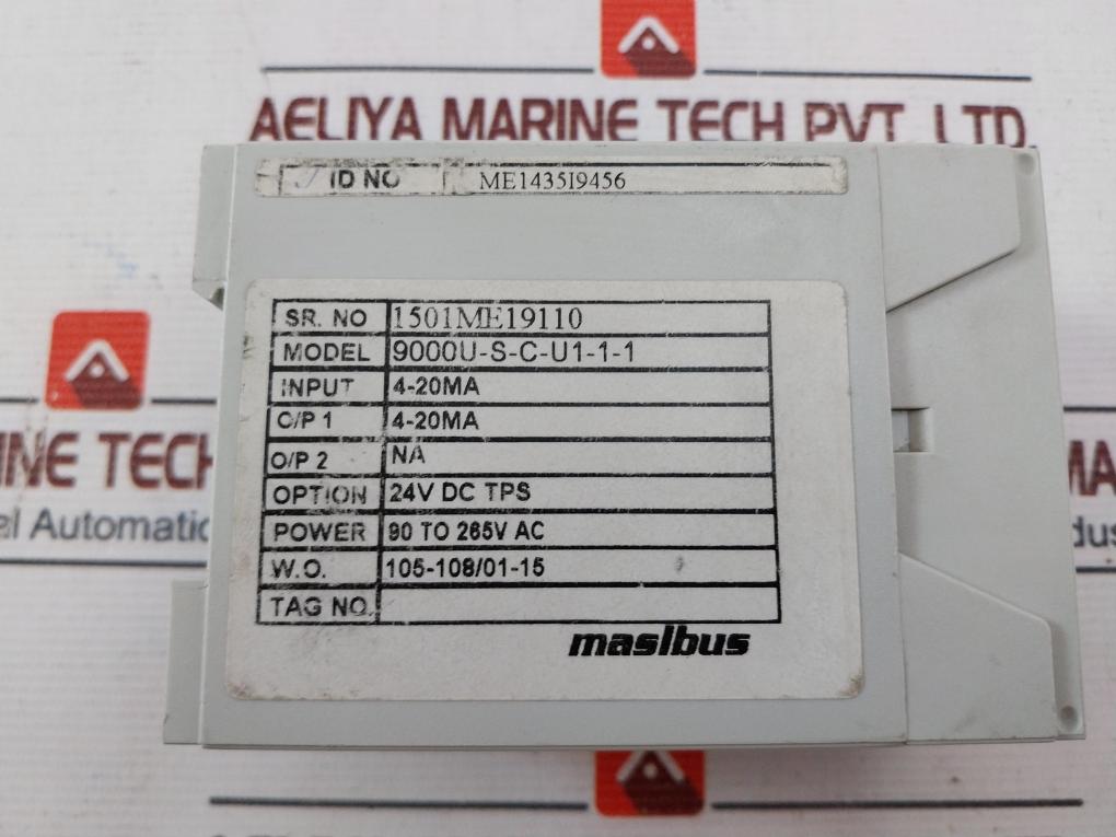 Masibus 9000U-s-c-u1-1-1 Isolated Converter 24V 45 To 65Hz