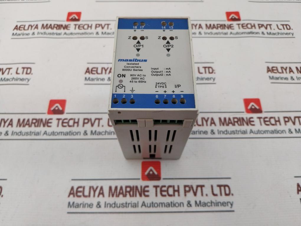 MASIBUS 9000U-S-C-U1-2-1 Isolated Converter Power 90-265vac