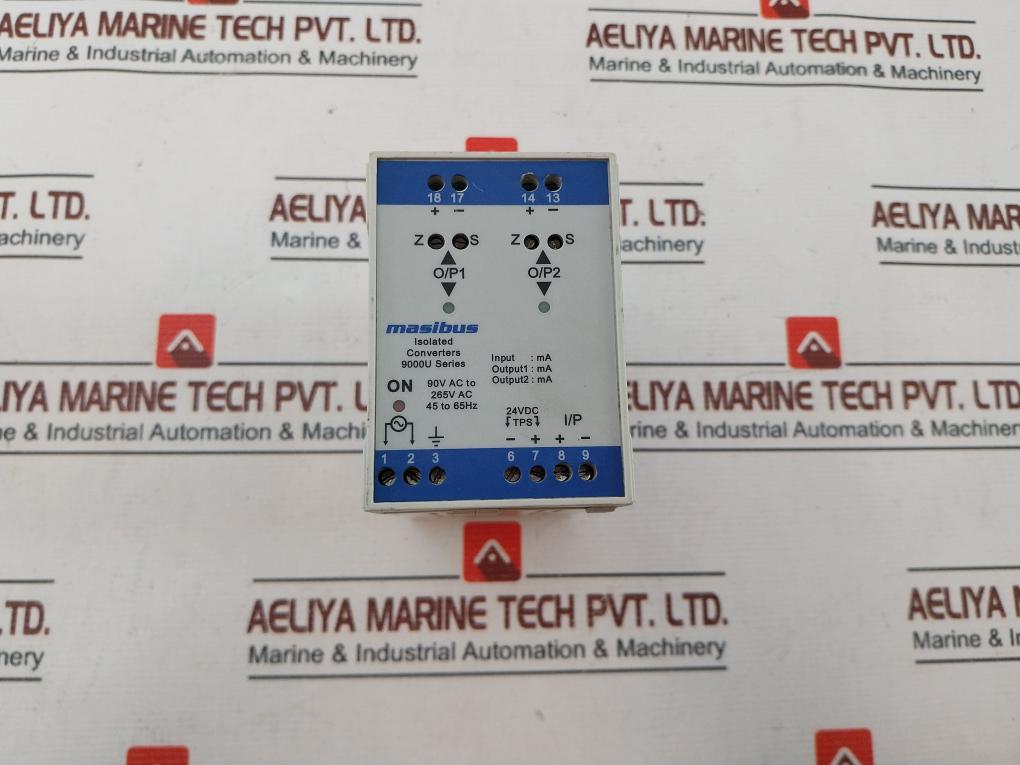 MASIBUS 9000U-S-C-U1-2-1 Isolated Converter Power 90-265vac