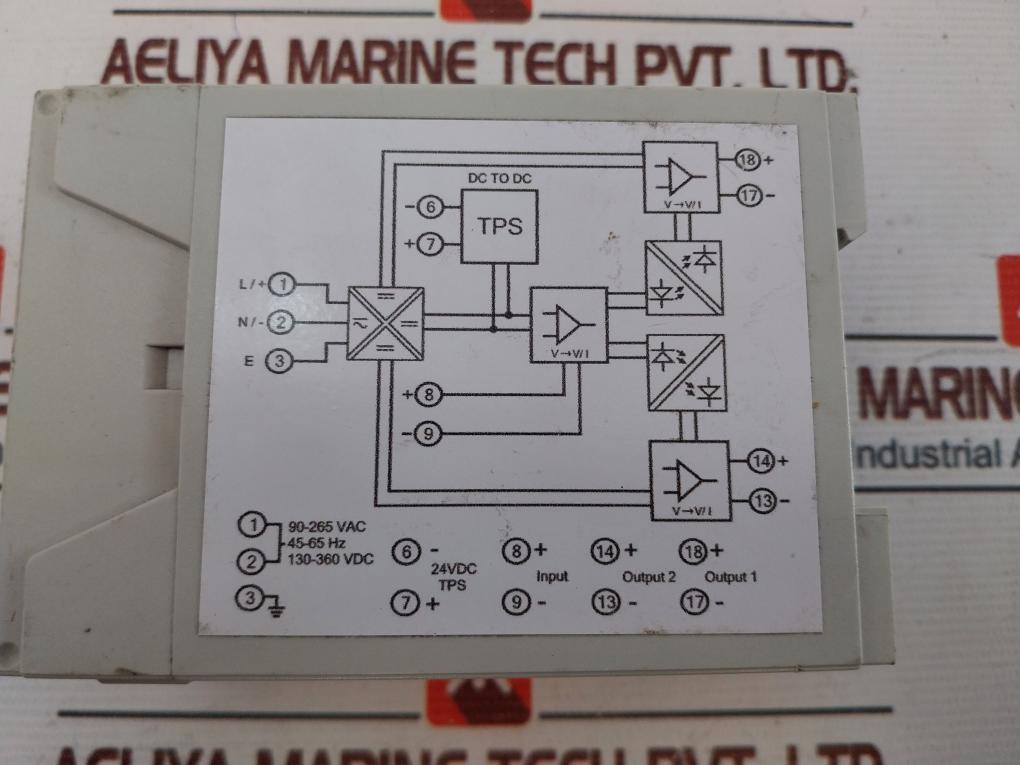 MASIBUS 9000U-S-C-U1-2-1 Isolated Converter Power 90-265vac