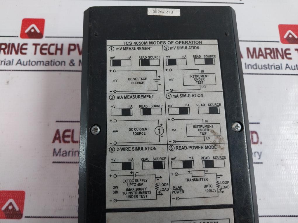 Masibus Tcs 4050M Portable Loop Calibrator 230V-50Hz