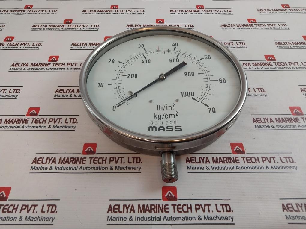 Mass 0 – 70 Kg/Cm2 Pressure Gauge 8D-1729