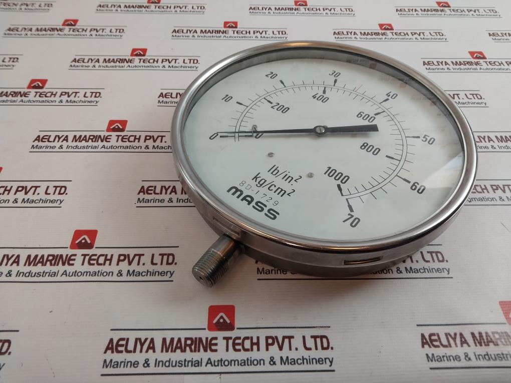 Mass 0 – 70 Kg/Cm2 Pressure Gauge 8D-1729