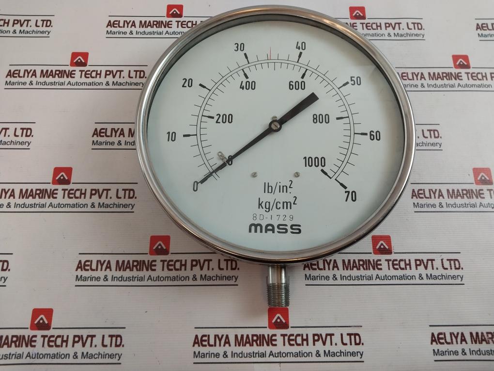 Mass 0 – 70 Kg/Cm2 Pressure Gauge 8D-1729
