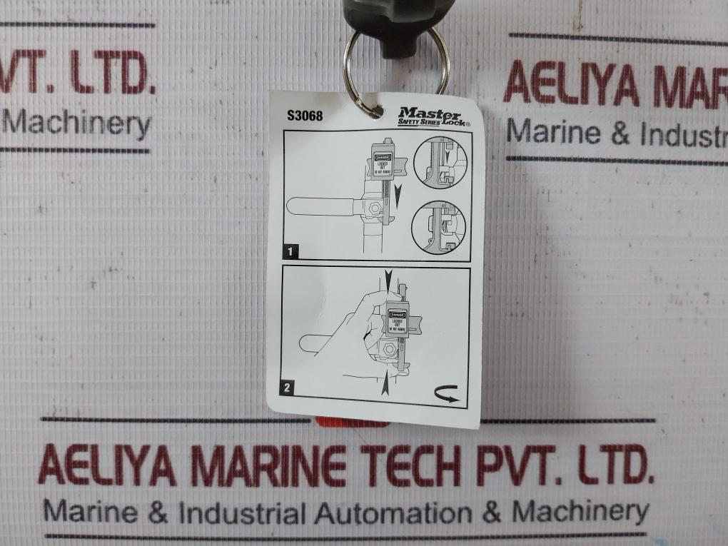 Master Lock S3068 Handle-on Ball Valve Lockout